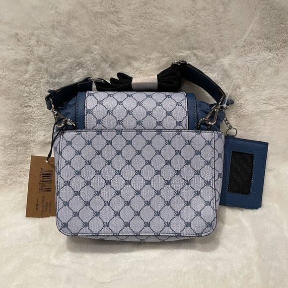 💙 Steve Madden Ocean Bfern 2 Purses in One Cross Body Bag and Credit Card Case - Picture 6 of 17